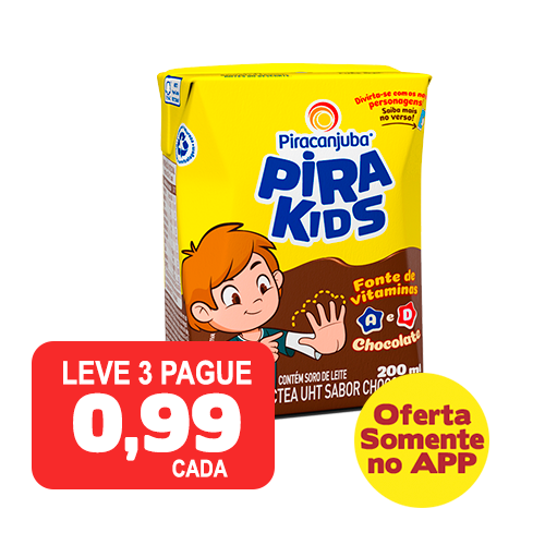 ACHOCOLATADO PIRAKIDS 200ML